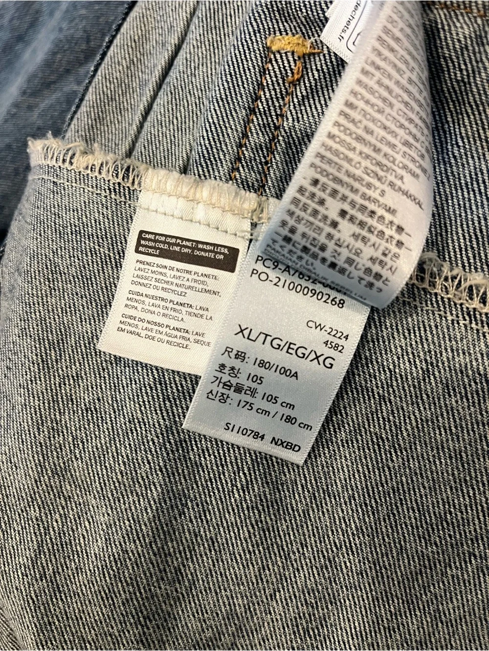 Levi's Vintage Style Blue Denim Trucker Jacket